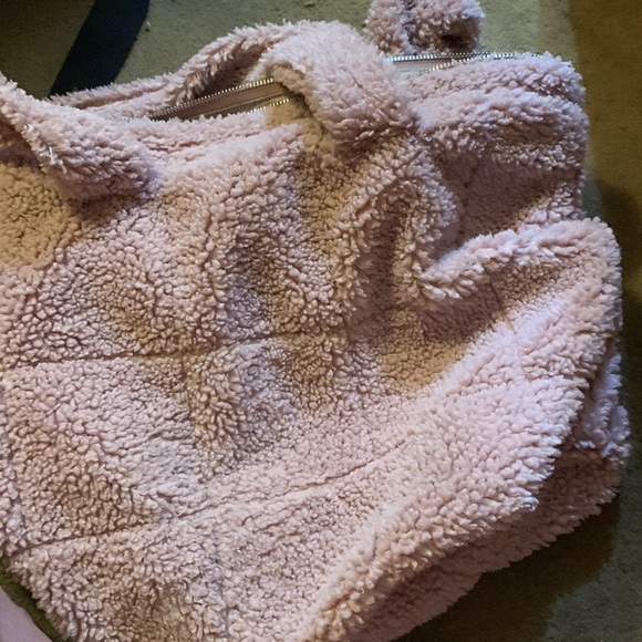 Used DNKY Sherpa pink tote - Picture 5 of 5
